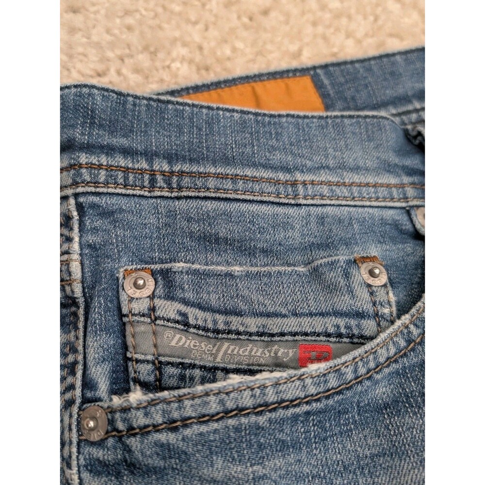 Diesel Tepphar Slim Carrot Distressed Button Fly Jeans Men's Size 31x30 - Picture 6 of 16